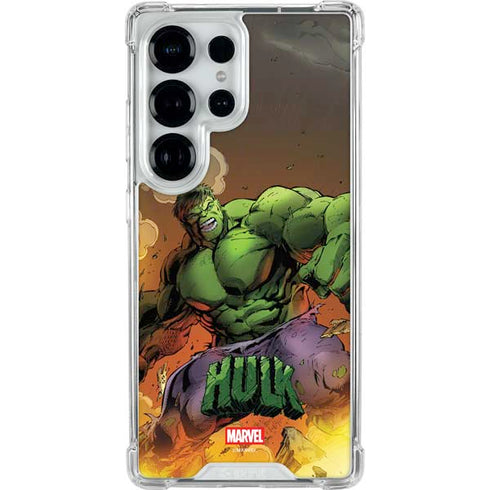 Marvel Hulk Smash Galaxy S25 Ultra Clear Case
