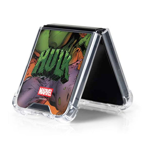 Marvel Hulk Smash Galaxy Z Flip5 5G Clear Case