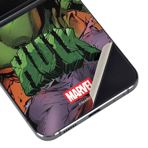 Marvel Hulk Smash Galaxy Z Flip5 5G Skin
