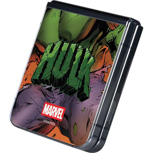 Marvel Hulk Smash Galaxy Z Flip5 5G Skin