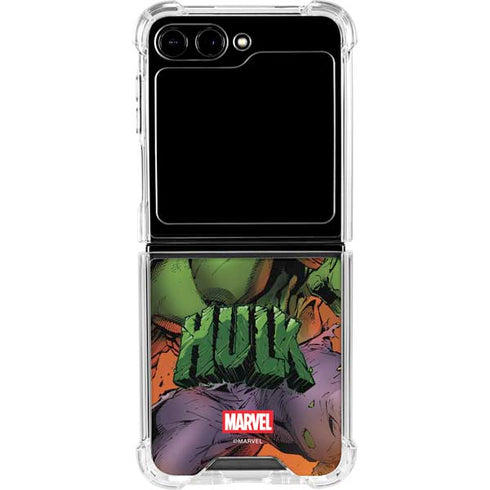 Marvel Hulk Smash Galaxy Z Flip6 Clear Case