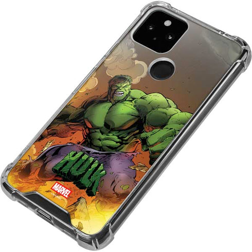 Marvel Hulk Smash Google Pixel 5a 5G Clear Case