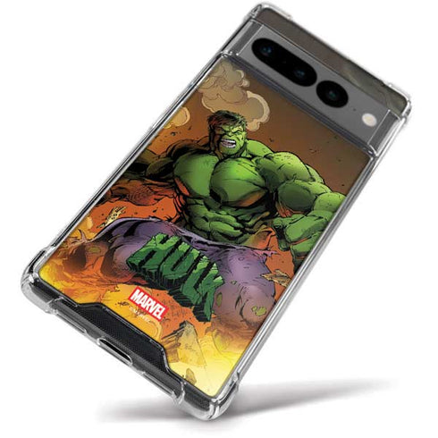 Marvel Hulk Smash Google Pixel 7 Pro Clear Case