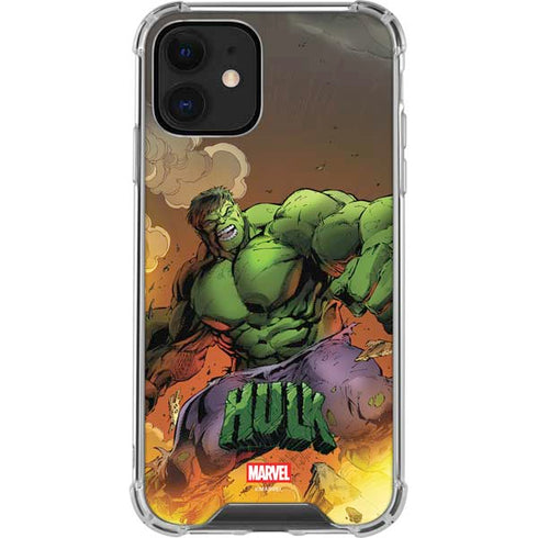 Marvel Hulk Smash iPhone 12 Clear Case