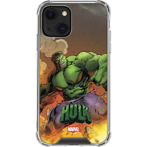 Marvel Hulk Smash iPhone 13 Clear Case