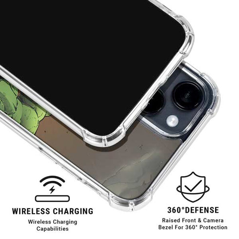 Marvel Hulk Smash iPhone 14 Plus Clear Case