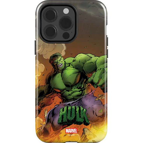 Marvel Hulk Smash iPhone 14 Pro Impact Case