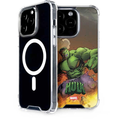 Marvel Hulk Smash iPhone 14 Pro MagSafe Case