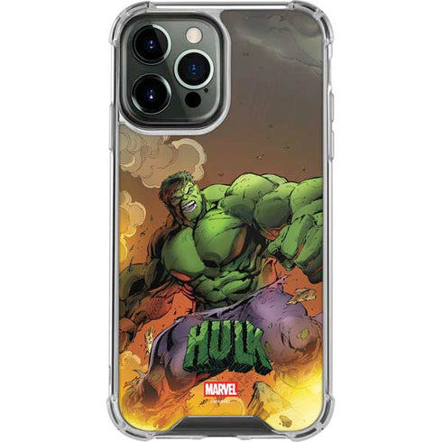 Marvel Hulk Smash iPhone 14 Pro Max Clear Case