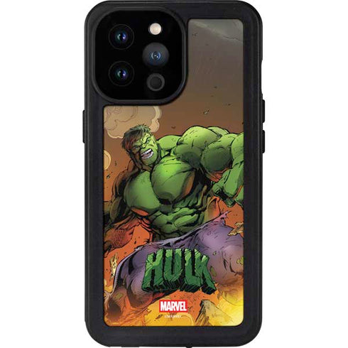 Marvel Hulk Smash iPhone 14 Pro Max Waterproof Case