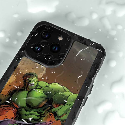 Marvel Hulk Smash iPhone 14 Pro Max Waterproof Case