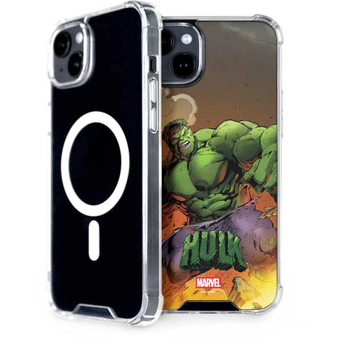 Marvel Hulk Smash iPhone 15 Plus MagSafe Case