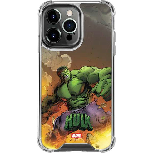 Marvel Hulk Smash iPhone 15 Pro Clear Case