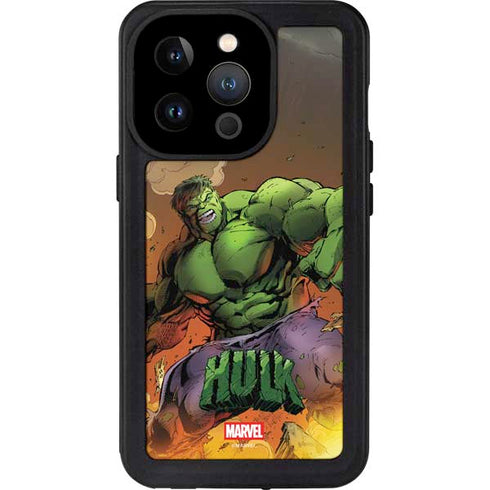 Marvel Hulk Smash iPhone 15 Pro Waterproof Case