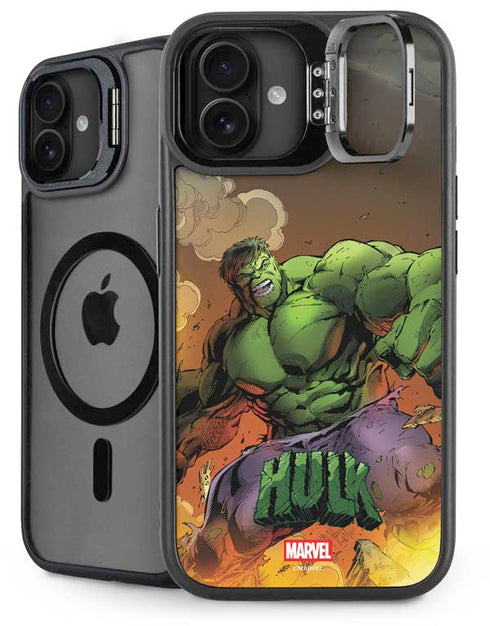 Marvel Hulk Smash iPhone 16 Kickstand Case