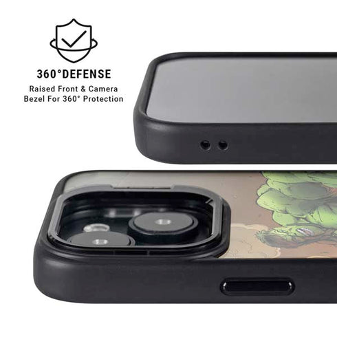 Marvel Hulk Smash iPhone 16 Plus Kickstand Case