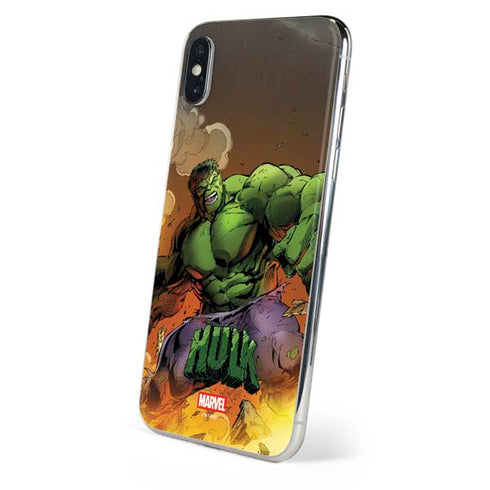 Marvel Hulk Smash iPhone X Skin