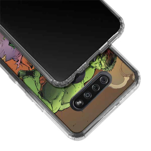 Marvel Hulk Smash LG K51/Q51 Clear Case