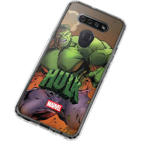 Marvel Hulk Smash LG K51/Q51 Clear Case