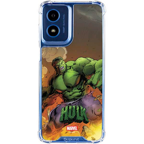Marvel Hulk Smash Moto G 5G (2024) Clear Case