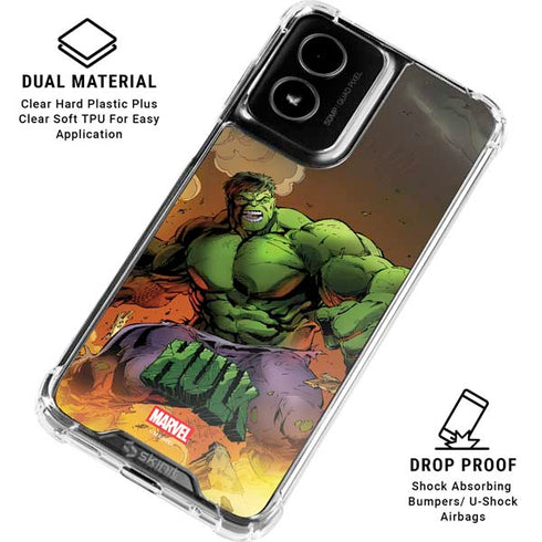 Marvel Hulk Smash Moto G Power 5G (2024) Clear Case