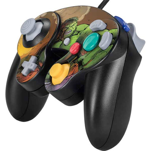 Marvel Hulk Smash Nintendo GameCube Controller Skin