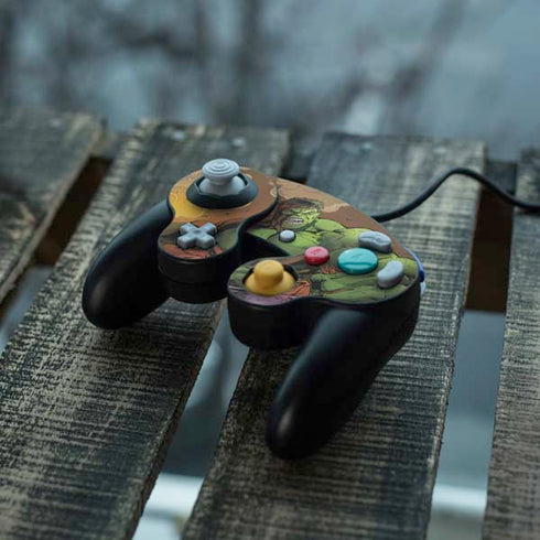 Marvel Hulk Smash Nintendo GameCube Controller Skin
