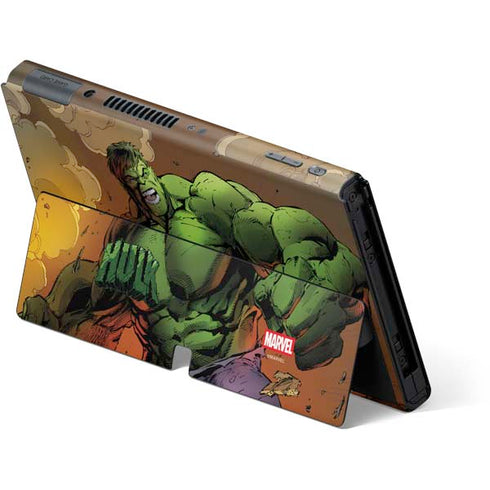 Marvel Hulk Smash Nintendo Switch OLED (2021) Skin