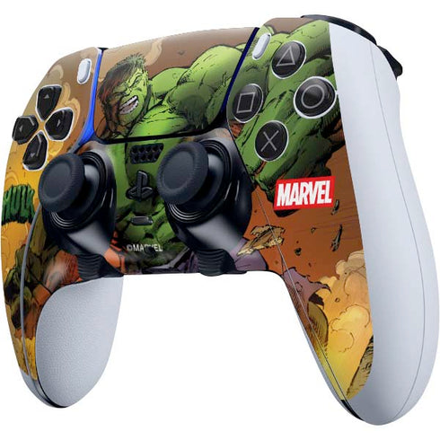 Marvel Hulk Smash PS5 DualSense Edge Pro Controller Skin