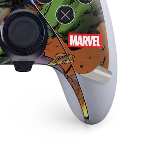 Marvel Hulk Smash PS5 DualSense Edge Pro Controller Skin