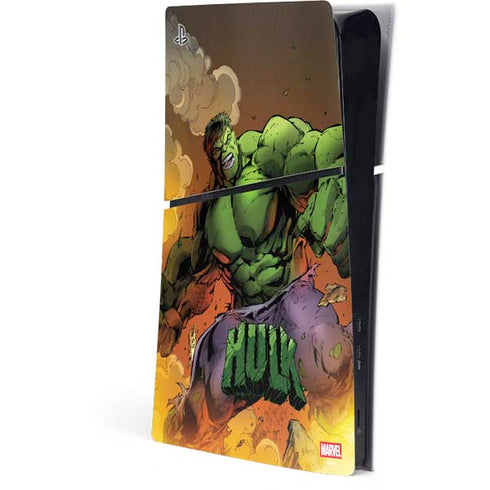 Marvel Hulk Smash PS5 Slim Digital Edition Console Skin