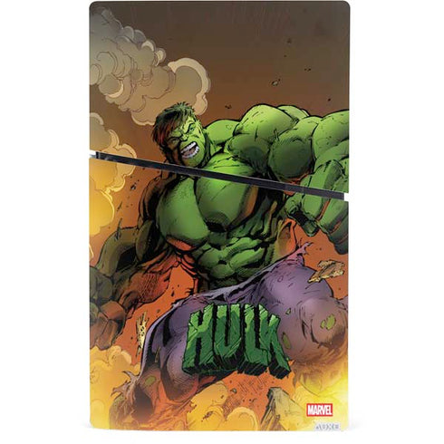 Marvel Hulk Smash PS5 Slim Digital Edition Console Skin