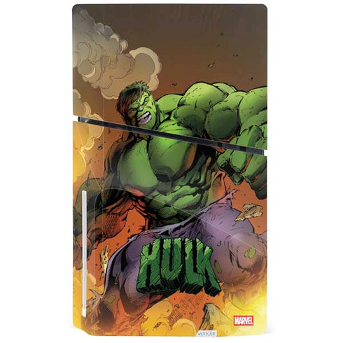 Marvel Hulk Smash PS5 Slim Disk Bundle Skin
