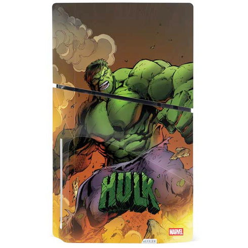 Marvel Hulk Smash PS5 Slim Disk Console Skin