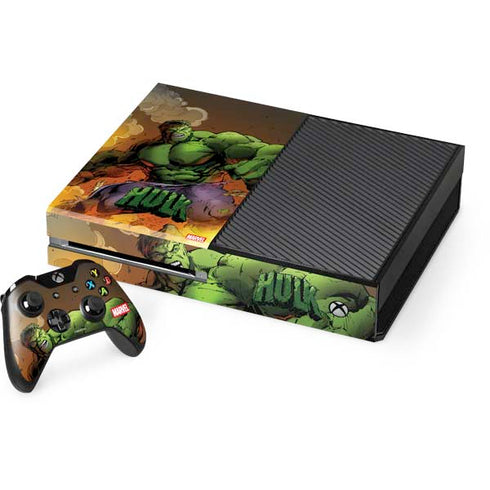 Marvel Hulk Smash Xbox One Console and Controller Bundle Skin