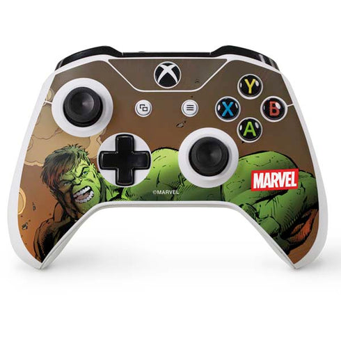 Marvel Hulk Smash Xbox One S Console and Controller Bundle Skin