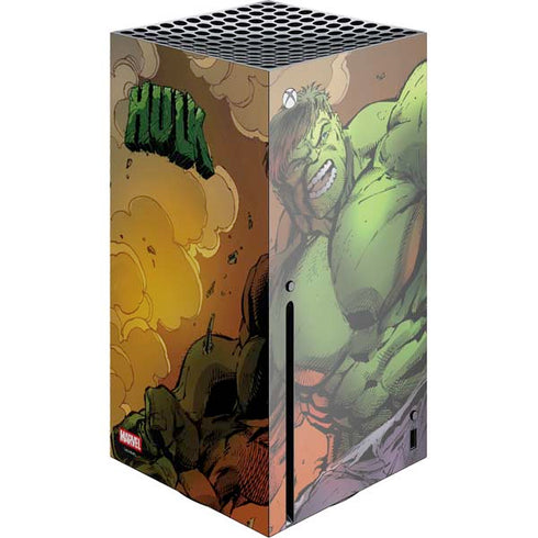 Marvel Hulk Smash Xbox Series X Console Skin