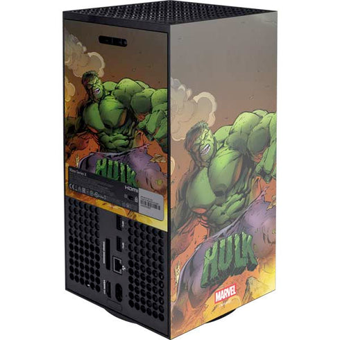 Marvel Hulk Smash XBox Series X Digital Edition Console Skin