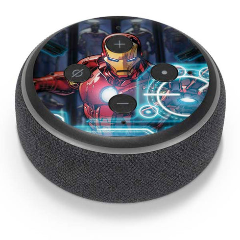 Marvel Iron Man New Armor Amazon Echo Dot Skin