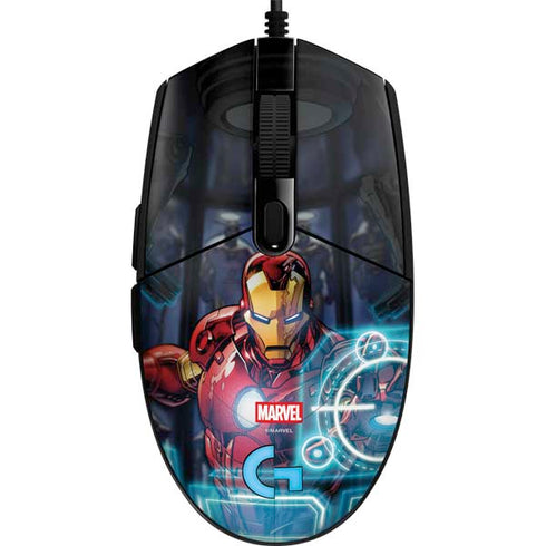Marvel Iron Man New Armor G203 Prodigy RGB Wired Gaming Mouse Skin