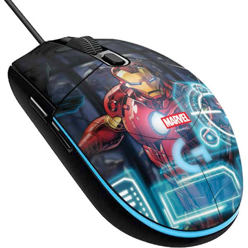 Marvel Iron Man New Armor G203 Prodigy RGB Wired Gaming Mouse Skin