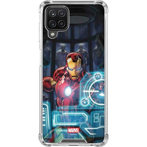 Marvel Iron Man New Armor Galaxy A12 Clear Case