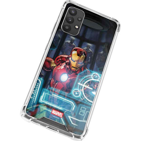 Marvel Iron Man New Armor Galaxy A32 5G Clear Case
