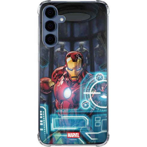Marvel Iron Man New Armor Galaxy A55 5G Clear Case