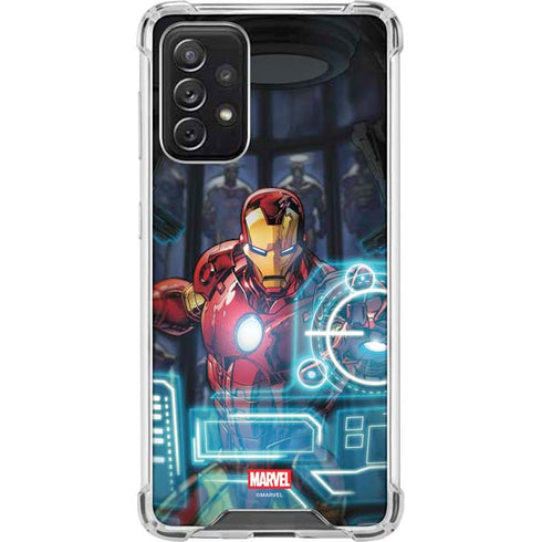 Marvel Iron Man New Armor Galaxy A72 5G Clear Case
