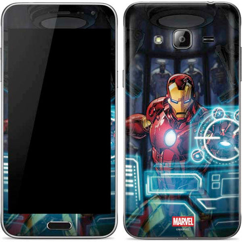 Marvel Iron Man New Armor Galaxy J3 Skin