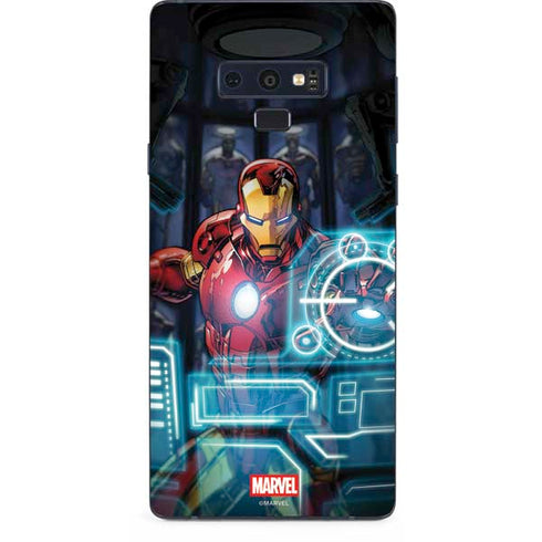 Marvel Iron Man New Armor Galaxy Note 9 Skin