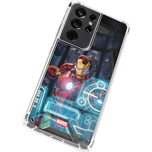 Marvel Iron Man New Armor Galaxy S21 Ultra 5G Clear Case