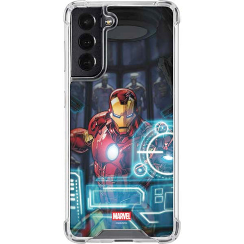 Marvel Iron Man New Armor Galaxy S22 Clear Case