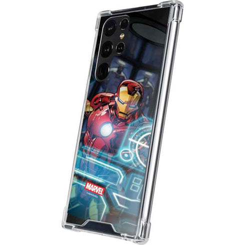 Marvel Iron Man New Armor Galaxy S22 Ultra Clear Case